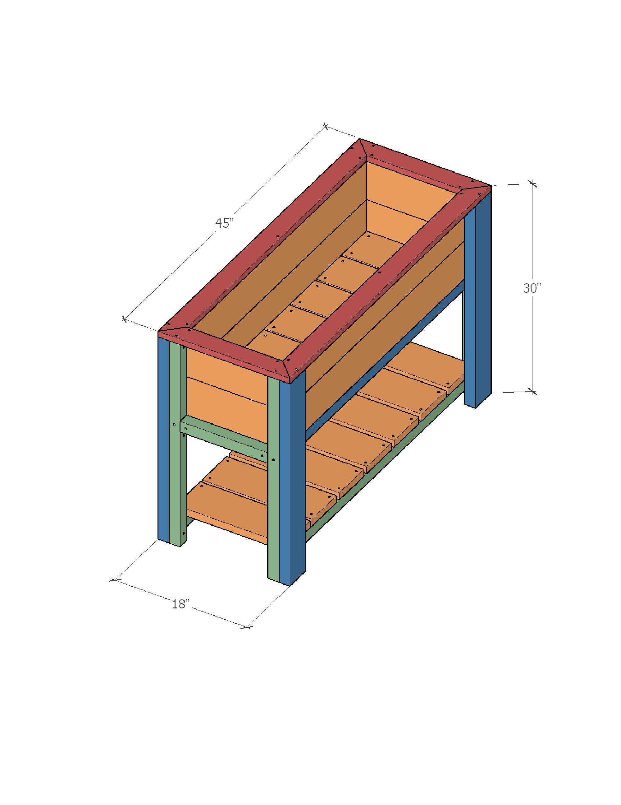Cedar Raised Garden Bed Plans: DIY Elevated Planter (PDF Plan) - Etsy