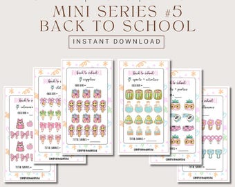 Back to School Mini Series (6 ct) - Digital Download