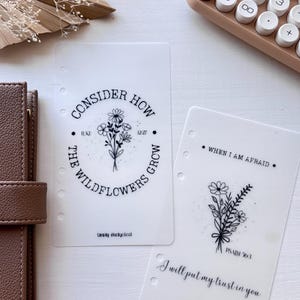 Faith Based Dashboards for A6 Binders