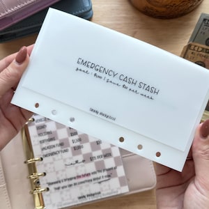 Double Line Matte A6 Cash Envelopes