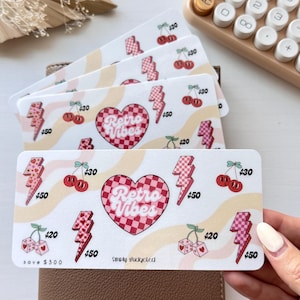 Tarjeta de desafío de ahorros Retro Vibes