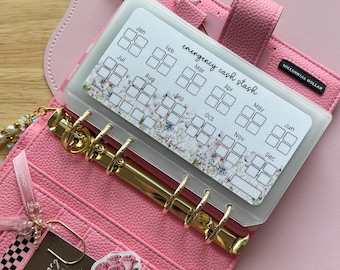 Emergency Cash Stash Savings Challenge Card