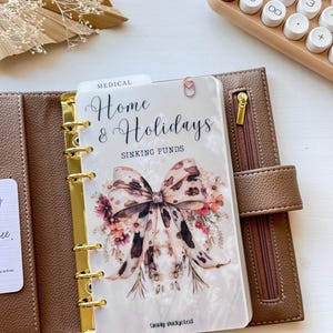 Boho Bow Dashboards for A6 Binders