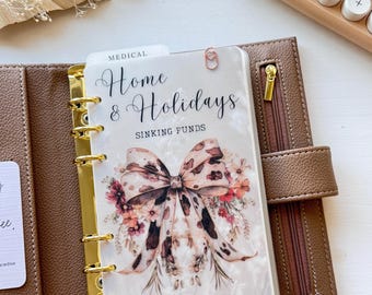 Boho Bow Dashboards for A6 Binders