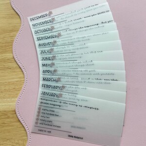 5K Inspiration Monthly Savings Challenge Insert Set