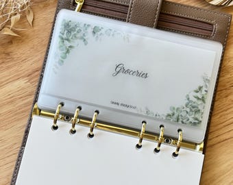 Eucalyptus A6 Cash Envelope Inserts