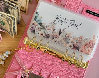 Rustic Floral A6 Cash Envelope Inserts