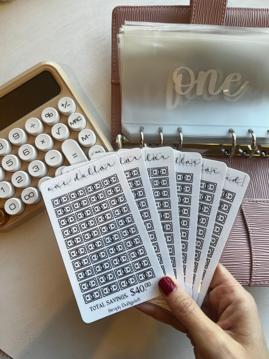 Denomination Savings Challenge Set - Etsy