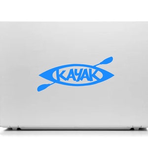 Kayak Vinyl Decal-Choose Your Color and Size