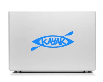 Kayak Vinyl Decal-Choose Your Color and Size