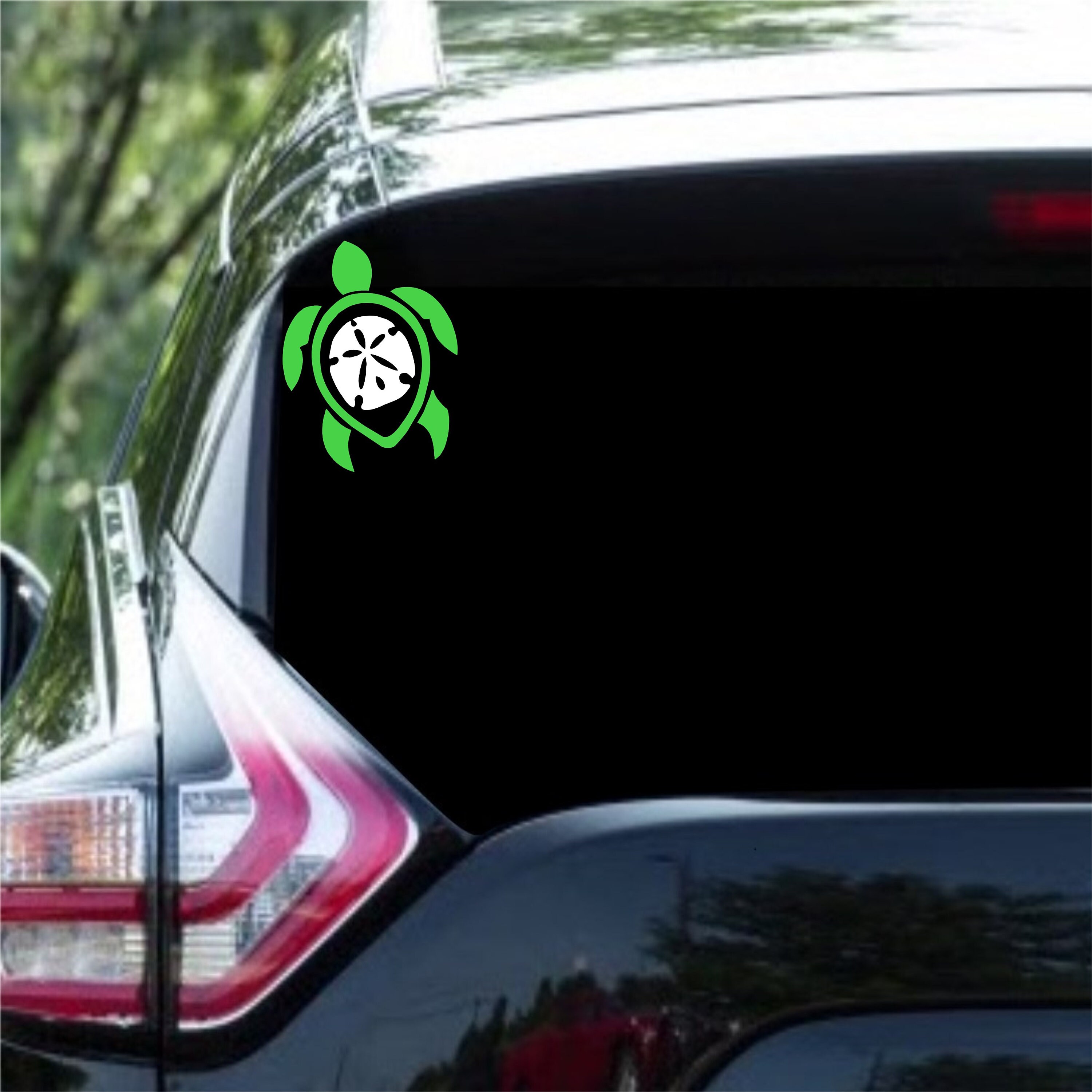  Decal Stickers of Turtle Silhouettes 1 (Black) (Set of 2)  Premium Waterproof Vinyl Decal Stickers for Laptop Phone Accessory Helmet  Car Window Mug Tuber Cup Door Wall Decoration - ANDstic078223BL 