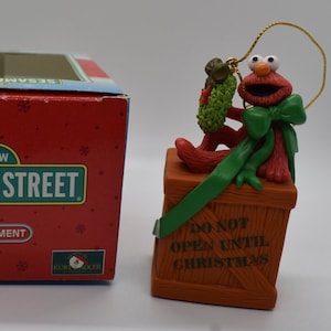 Sesame Street Elmo Christmas Ornament 1998