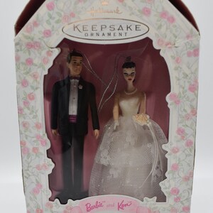 Barbie and Ken Wedding Day Hallmark Keepsake Ornaments 1997