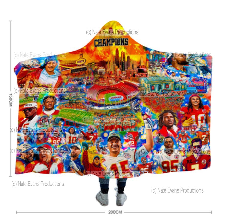 Discover CHIEFS Hooded Blanket "Superbowl 2023"