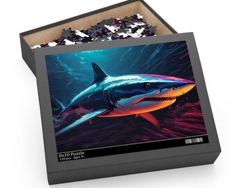 Mako Shark Puzzle - Fastest Shark in the World - Ocean Wildlife Jigsaw
