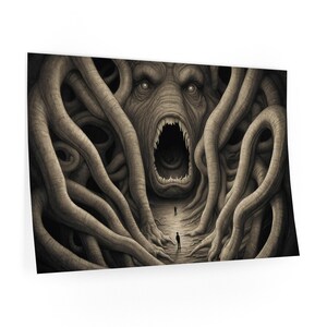 Creepy Creatures CollectionCreepy Wall Decal - Horror Removable Art