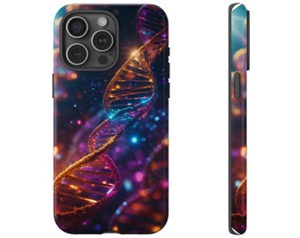 Stunning Crystalline DNA Phone Case - Unique Handcrafted Design
