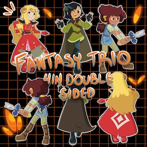 Fantasy Trio Charms & Standees [Amphibia]