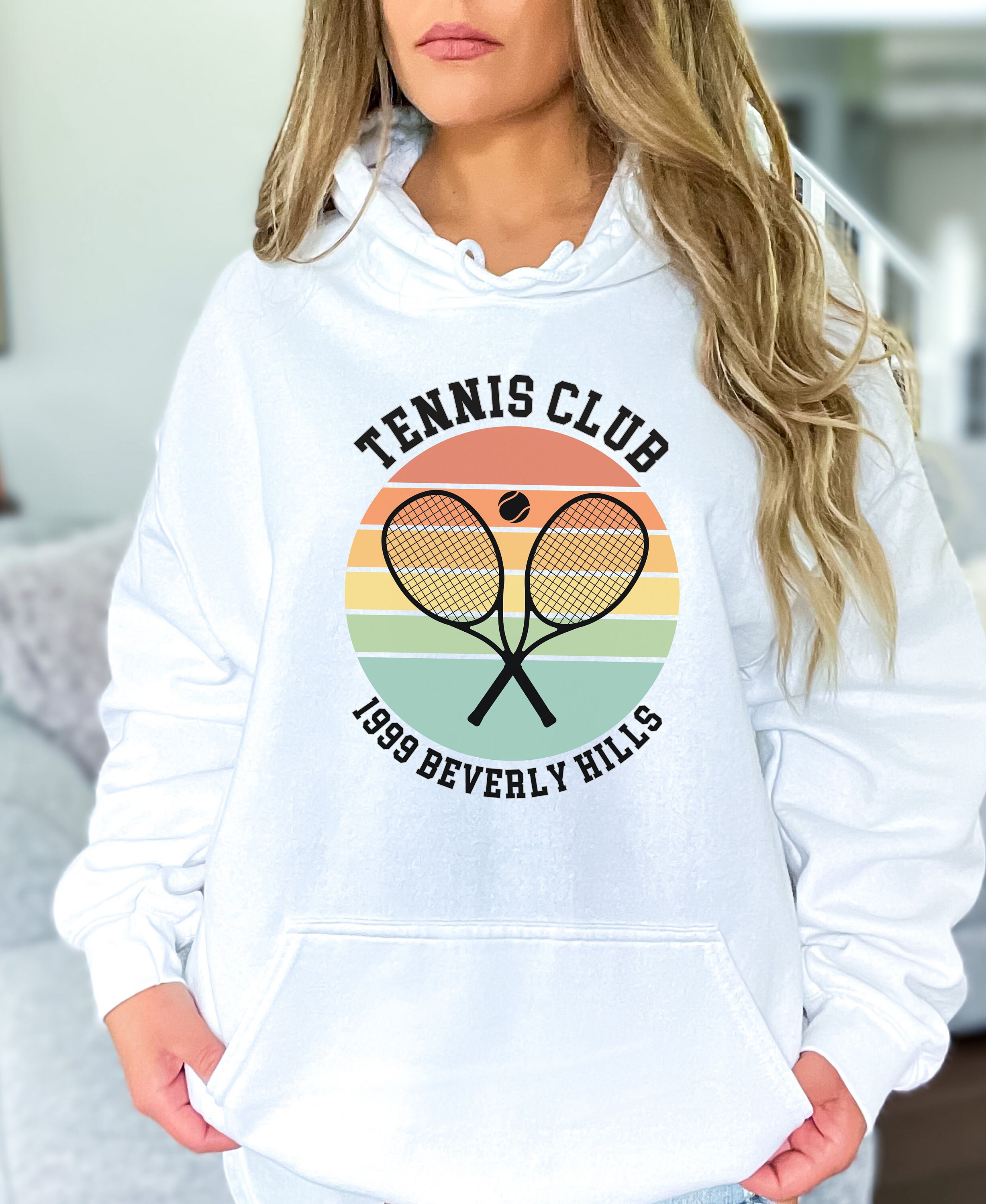Beverly hills club hoodie rainbow sale