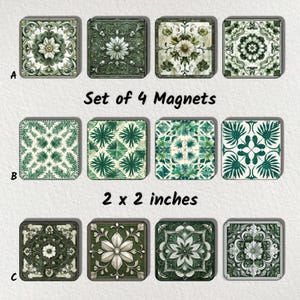 Refrigerator Magnet Set of 4 - Locker Magnet - Fun Magnets - Decorative Magnets
