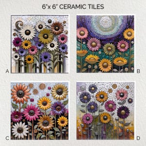 Ceramic Tile: Fall Decor Trivet, 6x6"