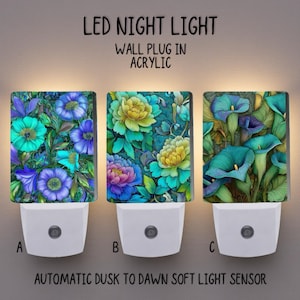 Luz nocturna decorada - LED enchufable - No necesita interruptor