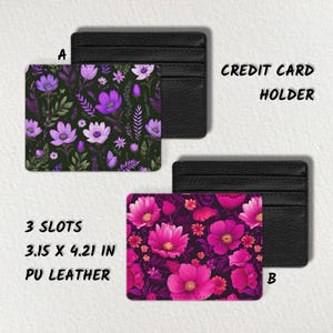 Tarjetero de cuero personalizado / Tarjetero de crédito / Tarjetero / Tarjetero personalizado / Regalo de empresa
