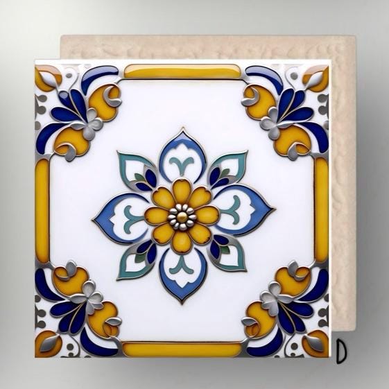 Ceramic Tile: Glossy Wall Art, Trivet, or Easel Display (6x6 Inches) - Etsy