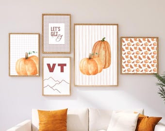 Vermont hösttryckset | Mysig höstinredning för hemmet (digital nedladdning)