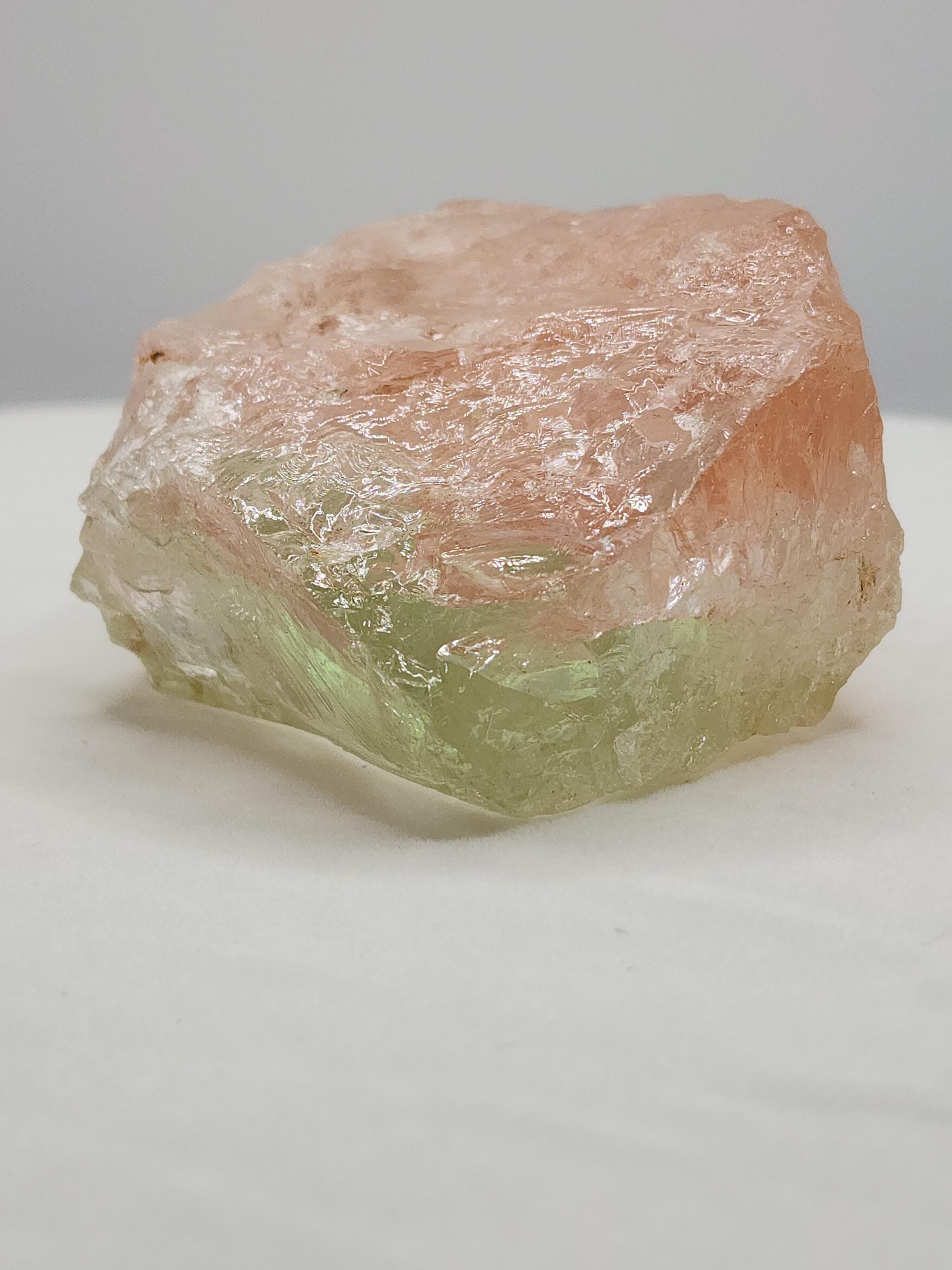 Extremely Rare Bi-color Beryl (aqua-morganite) Rough - Unique and Eye ...