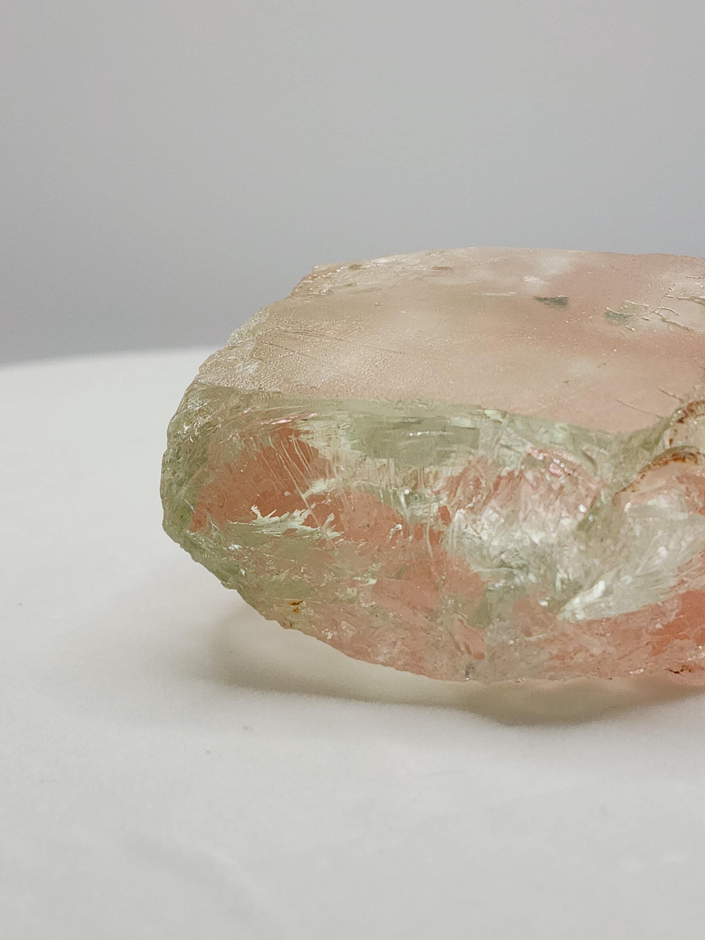 Extremely Rare Bi-color Beryl (aqua-morganite) Rough - Unique and Eye ...