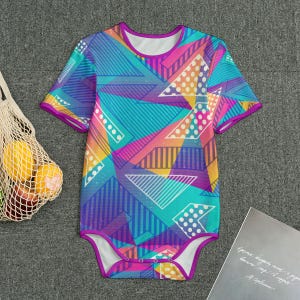 Neon Vibes ABDL Onesie