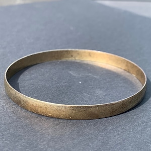 Gold Bangle Bracelet Vintage from the 1970s