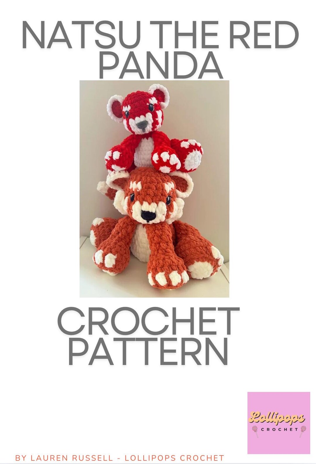 Red Panda Crochet Pattern Etsy