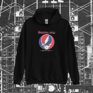 Grateful Dead Stealie Hoodie - Iconic Band Artwork - Psychedelic Music Hoodie - Retro Deadhead Apparel - Perfect for Grateful Dead Fans