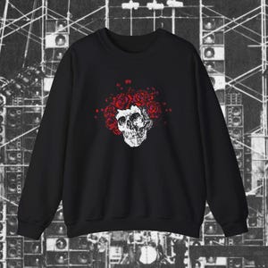 Grateful Dead Bertha Crewneck Sweatshirt - Iconic Band Artwork - Psychedelic Music Sweatshirt - Retro Deadhead Apparel