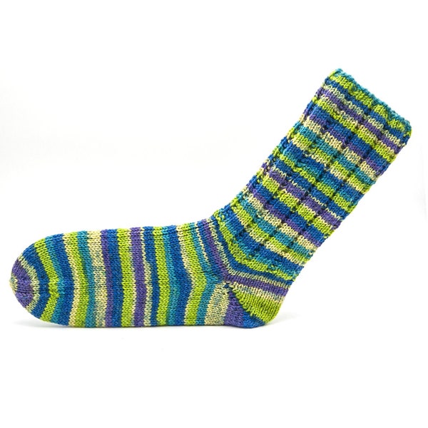 Wollsocken, handgestrickte Wollsocken, 44/45