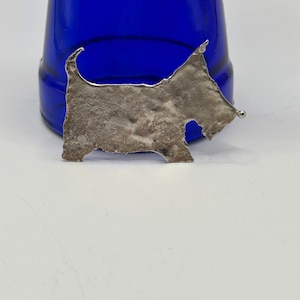 Vintage Sterling Scottie Dog Pin