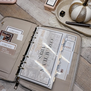 Paquete de 25 piezas Cozy Autumn Vibes + Panel de control gratuito / Desafío de ahorro en PDF / Desafíos de ahorro en formato A6 y minitarjetas de ahorro