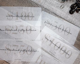 USD Cash Placeholders Template Savings Challenges Cash Stuffing Challenge Savings Tracker | A6 Cash Envelopes A4 PDF Downloadable