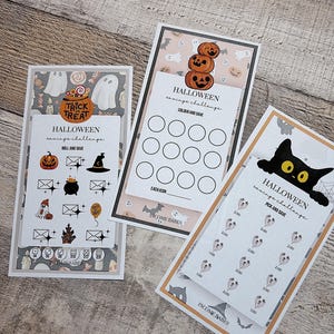 2025 Halloween Spar-Challenge | A6 Bargeld Umschläge | PDF-Download