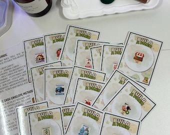 A6 Costruisci una fattoria 2 / Carte da 80 pezzi / Banconote Lavori Residenti Slot fattoria