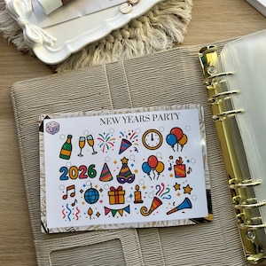 A5 New Years 2026 Savings Challenge | PDF Download