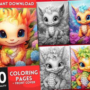 Baby Dragon Coloring Pages Baby Dragon Coloring Book For Adults Fantasy Coloring Pages Printable Coloring Book For Adults Coloring Books Pdf