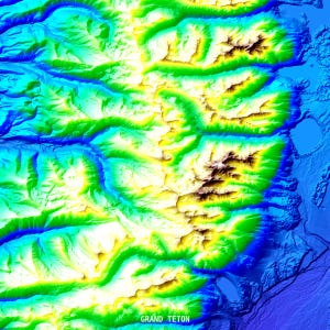 Grand Teton Terrain Bundle | All 3 Sizes | CNC Router | Stl Svg Dxf | Wyoming image 3