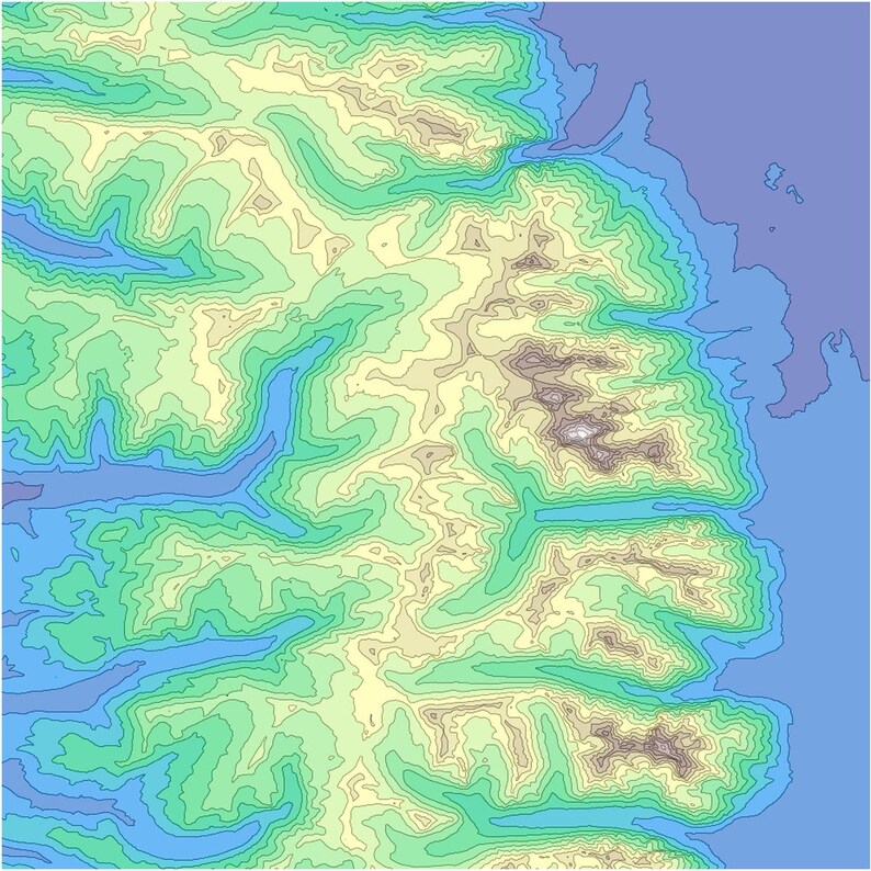 Grand Teton Terrain Bundle | All 3 Sizes | CNC Router | Stl Svg Dxf | Wyoming image 4