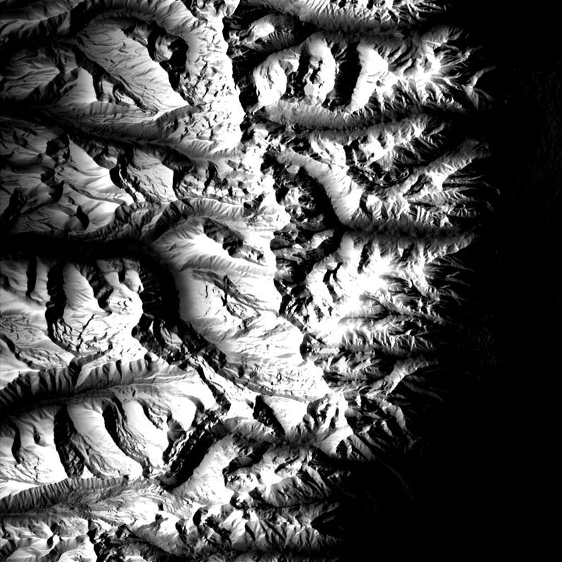 Grand Teton Terrain Bundle | All 3 Sizes | CNC Router | Stl Svg Dxf | Wyoming image 2