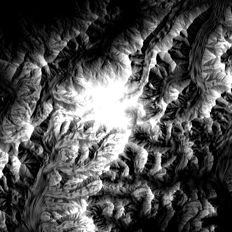 Denali Terrain Bundle | All 3 Sizes | CNC Router | Stl Svg Dxf | Alaska image 2