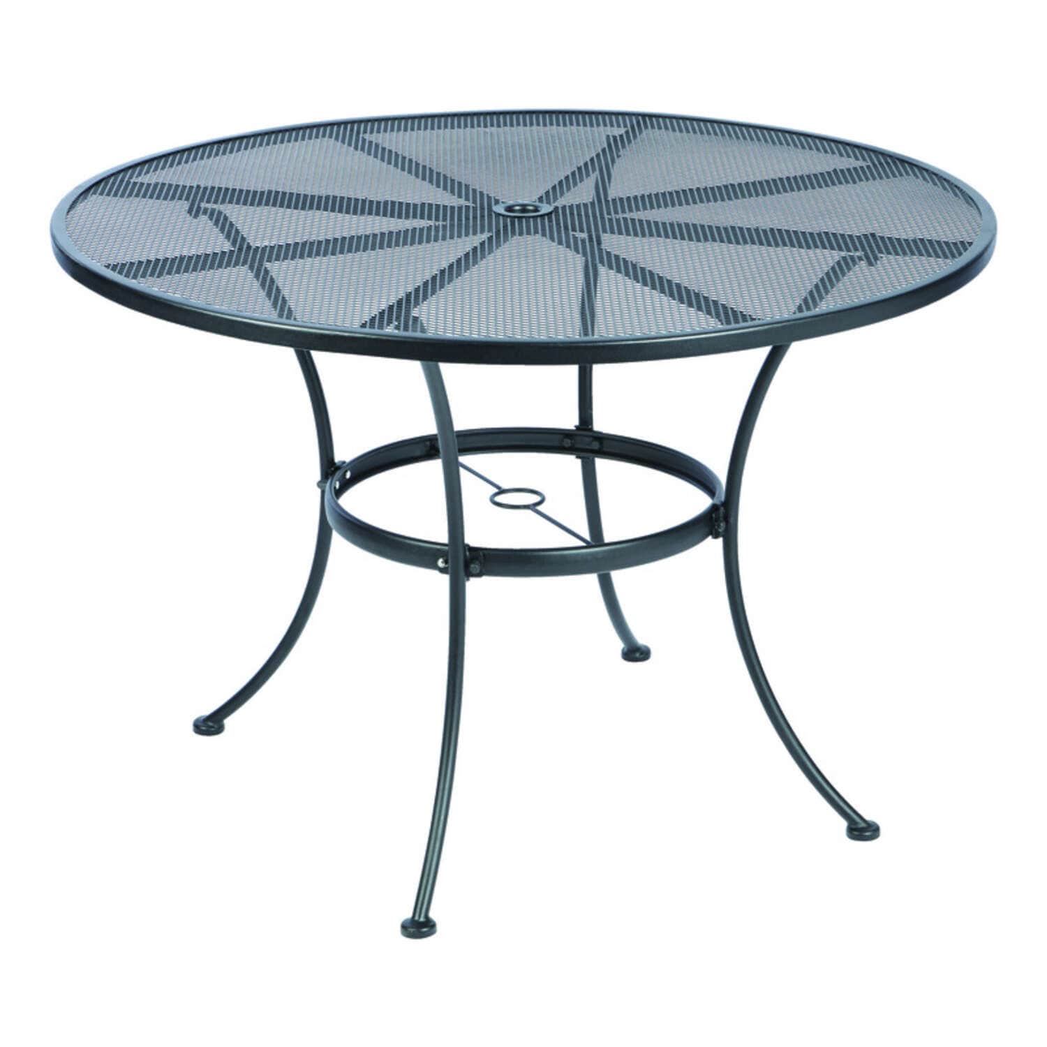 Round mesh garden table cheap