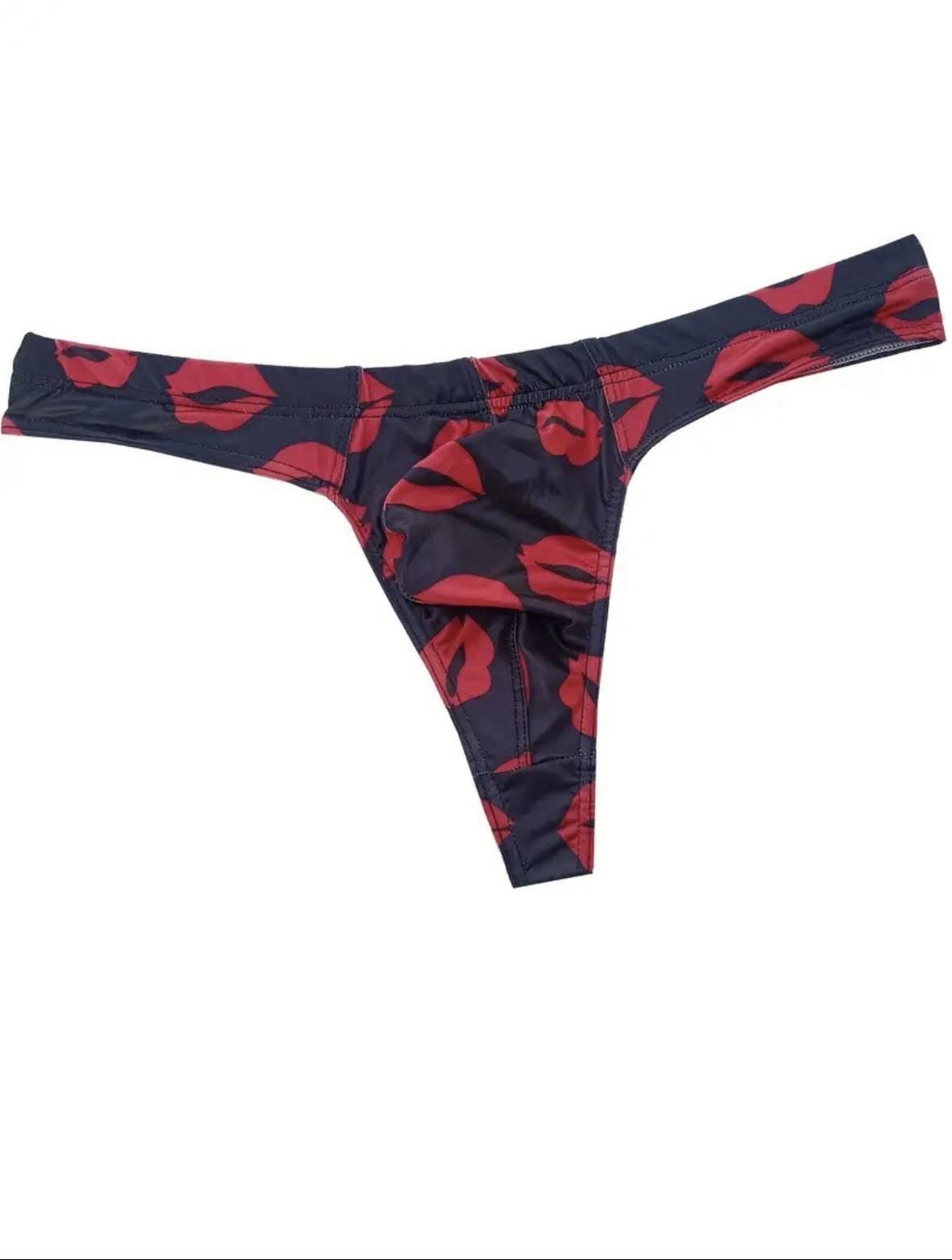 Dissolving Swim THONG PINK - Funny Stag Do Prank Shorts! Lads Holiday Joke